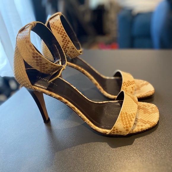 Celine Leather Animal print sandals - Picture 3 of 4